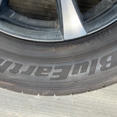 日産ノートDBA-E12に装着アルミ+タイヤ 美品