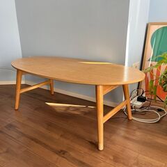 折り畳み木製コーヒーテーブル