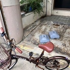 自転車と物干のおもり