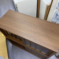 商談中 和風 キャビネット 幅90ｃｍ ロータイプ 和モダン キッチン 食器棚 サイドボード 札幌市手稲区