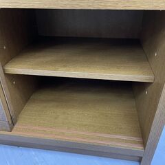 商談中 和風 キャビネット 幅90ｃｍ ロータイプ 和モダン キッチン 食器棚 サイドボード 札幌市手稲区