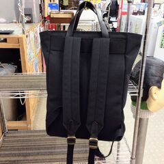 POLO RALPH LAUREN｜レザートリム キャンバス コンバーチブル トート