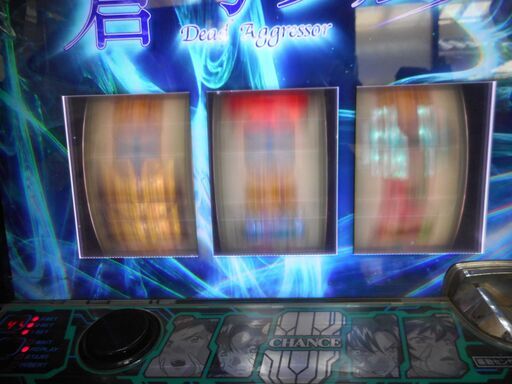 パチスロ実機 蒼穹のファフナー 家庭用電源100V コイン不要機 台鍵 設定鍵