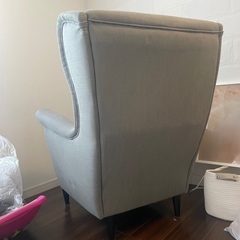 IKEA ストランドモン 1人がけソファ グレー ウイングチェア