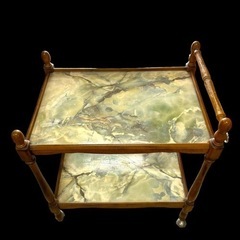 キッチンワゴン アンティーク 大理石 ヴィンテージ M10064