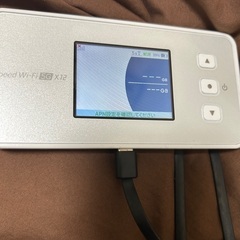 大人気のSpeed wi-fi ５Ｇx12 新品　割引不可商品