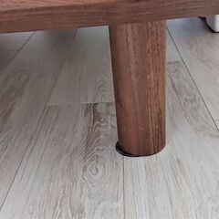 無印良品【廃版名品】ダブルベッドフレーム・ヘッドボード・木製脚 ウォルナット材