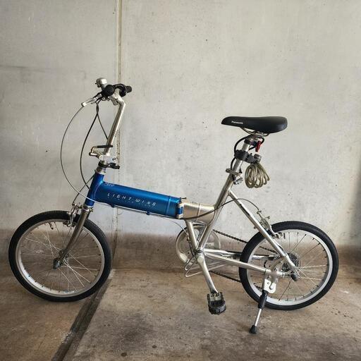 【美品】パナソニック LIGHT WING 18インチ シマノ7速 アルミ　折り畳み自転車