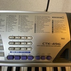 CASIO CTK-496 キーボード (Mieee) 上板橋の電子楽器の中古あげます