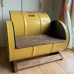 ドラム缶リメイクベンチ