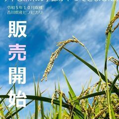 【一等米】2023年10月収穫・ヒノヒカリ20kg・香川県内全域...