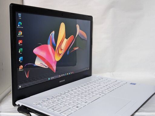 MOUSEMB-B504E白美品高速SSD搭載WIN11最新23H2適用Office2021無線マウス難あり