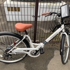 今年9月購入　変速付き折りたたみ自転車