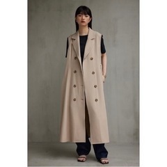 🎀【着用1日美品】トレンチジレワンピース  アズールバイマウジー