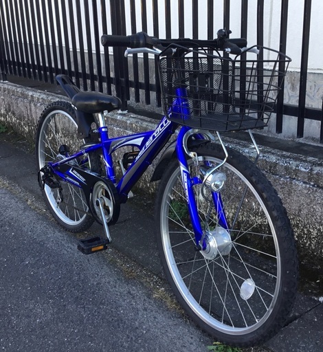 ＜整備・美品車＞ジュニア 24インチ自転車・シマノ外装6段変速・ LEDオートライト 鍵付き 整備・美品車＞ジュニア 24インチ自転車・シマノ外装6段変速・ LED