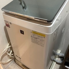 シャープ ES-PU11C-S 縦型洗濯乾燥機 