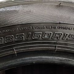 DUNLOP ENASAVE EC300+ 185/60R15 15インチ 夏タイヤ 4本 22～23年製 バリ