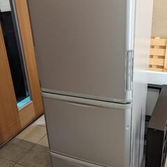 決まりました。高年式 美品 両開き 350L 冷蔵庫 シルバー系...