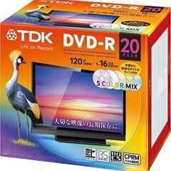 TDK DVD-R 19 枚パック (個別スリムケース入り) -...