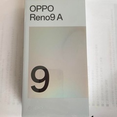 OPPO RENO9 A ナイトブラック　未使用