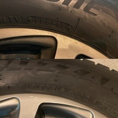 スタッドレスホイール付き 215/70R16 ブリヂストン DM-V2