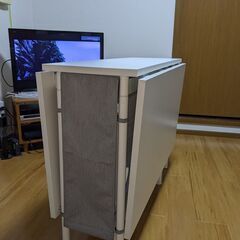 【ネット決済】IKEA イケア ゲートレッグテーブル（KALLH...
