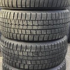 【クララ様ご先約】HOUSE OF LOTUS ヴィンテージパネルプリント-バリ溝 225/45R17 ダンロップ スタッドレスタイヤ 4本セット