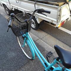 中古自転車2778 前後タイヤ新品！ 26インチ 6段ギヤ ダイナモライト
