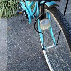 中古自転車2778 前後タイヤ新品！ 26インチ 6段ギヤ ダイナモライト