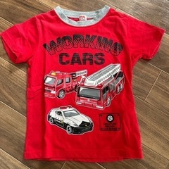 トミカ　消防車　Tシャツ　110cm 子供