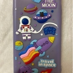 宇宙飛行士 iPhone7/8/SE2/SE3ケース 紫 パープル