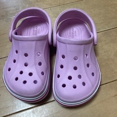 crocs クロックス　C7サイズ　ピンク