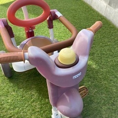 【決まりました】幼児用の手押し三輪車
