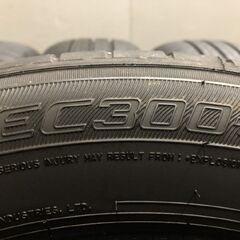 DUNLOP ENASAVE EC300+ 185/60R15 15インチ 夏タイヤ 4本 22～23年製 バリ溝 カローラアクシオ グレイス シャトル ヤリス等　(TA842)クレジットカード QRコード決済可能