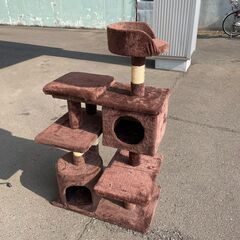 キャットタワー 猫グッズ ペット用品 見晴らし台 ハウス 玩具 ...