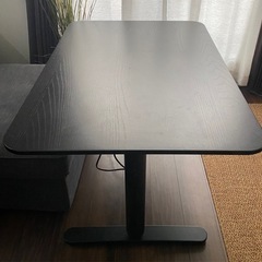 お取引決定】IKEA BEKANT(ベカント) 昇降式デスク ブラック オフィス
