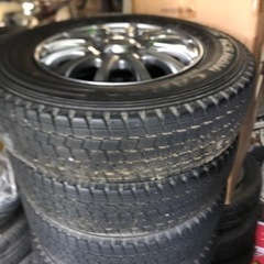 145R12 アルミホィール& スタッドレスタイヤ4本セット?