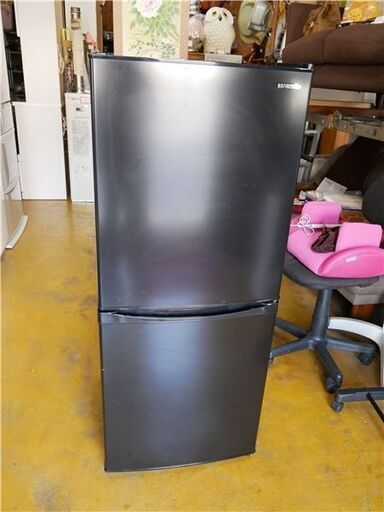 IRIS OHYAMA アイリスオーヤマ 冷凍冷蔵庫 142L IRSD-14A-B 2020年製 左右開け対応可 黒