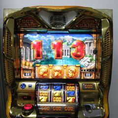 パチスロ実機 ミリオンゴッド 神々の系譜 コイン不用機 ボリューム調整