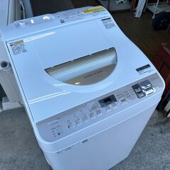 動作保証あり】SHARP シャープ 2019年 ES-T5CBK 5.5kg / 3.5kg 洗濯 