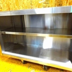 1139-0) 業務用 ステンレス 吊戸棚 W1000D350H600 中古 厨房 収納棚