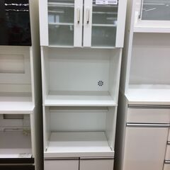 ★ジモティ割あり★  食器棚  W60×D40×H178 クリー...