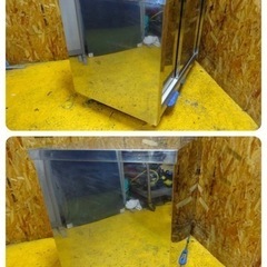 (1140-0) 業務用 ステンレス キャビネット 作業台 W900D600H760～800 中古 厨房 収納棚 食器 飲食店 店舗 キッチン お引き取りも歓迎 大阪府