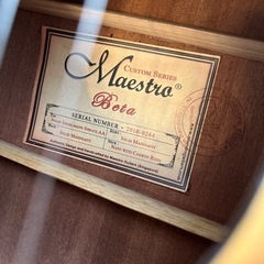 シンガポール発高級ギター　Maestroのエレクトリックアコースティックギター