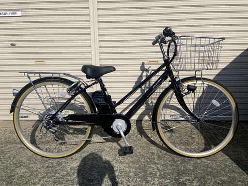 美品★　電動アシスト自転車  シマノ製6段変速 26インチ  ブラック