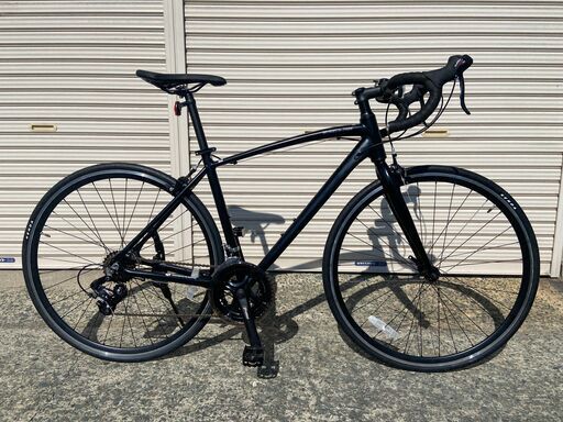 新品/未使用　ロードバイク　シマノ製14段変速　高級アルミ仕様　700×25c　マットブラック