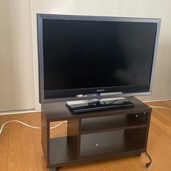 【値下げ】SONY32型液晶テレビKDL-32F1 と　テレビ台セット