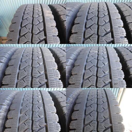 ブリヂストン BLIZZAK W979 205/85R16 117/115L LT 6本 7〜8分溝3本と6 