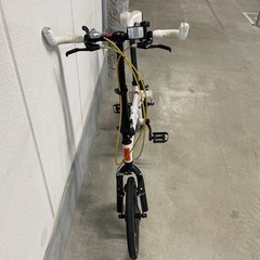 【後輪新品交換】DOPPELGANGER[ドッペルギャンガー]16吋 ミニベロ アルミ/シマノ7speed/ホワイト