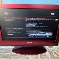 東芝　液晶テレビ　ＲＥＧＺＡ　レグザ　２２ｖ型　２２インチ　レッ...